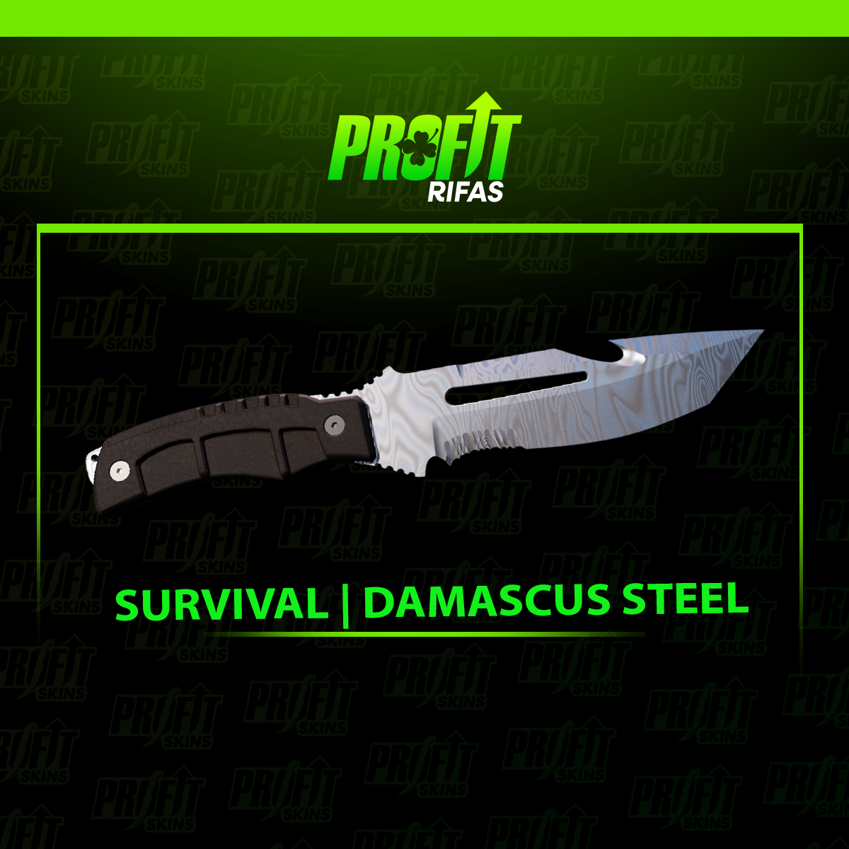 ★ SURVIVAL | DAMASCUS STEEL 🍀